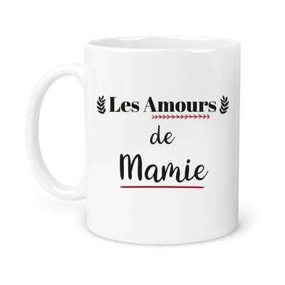 Mug personnalisable "Les Amours"
