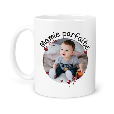 Mug personnalisable "Mamie parfaite"