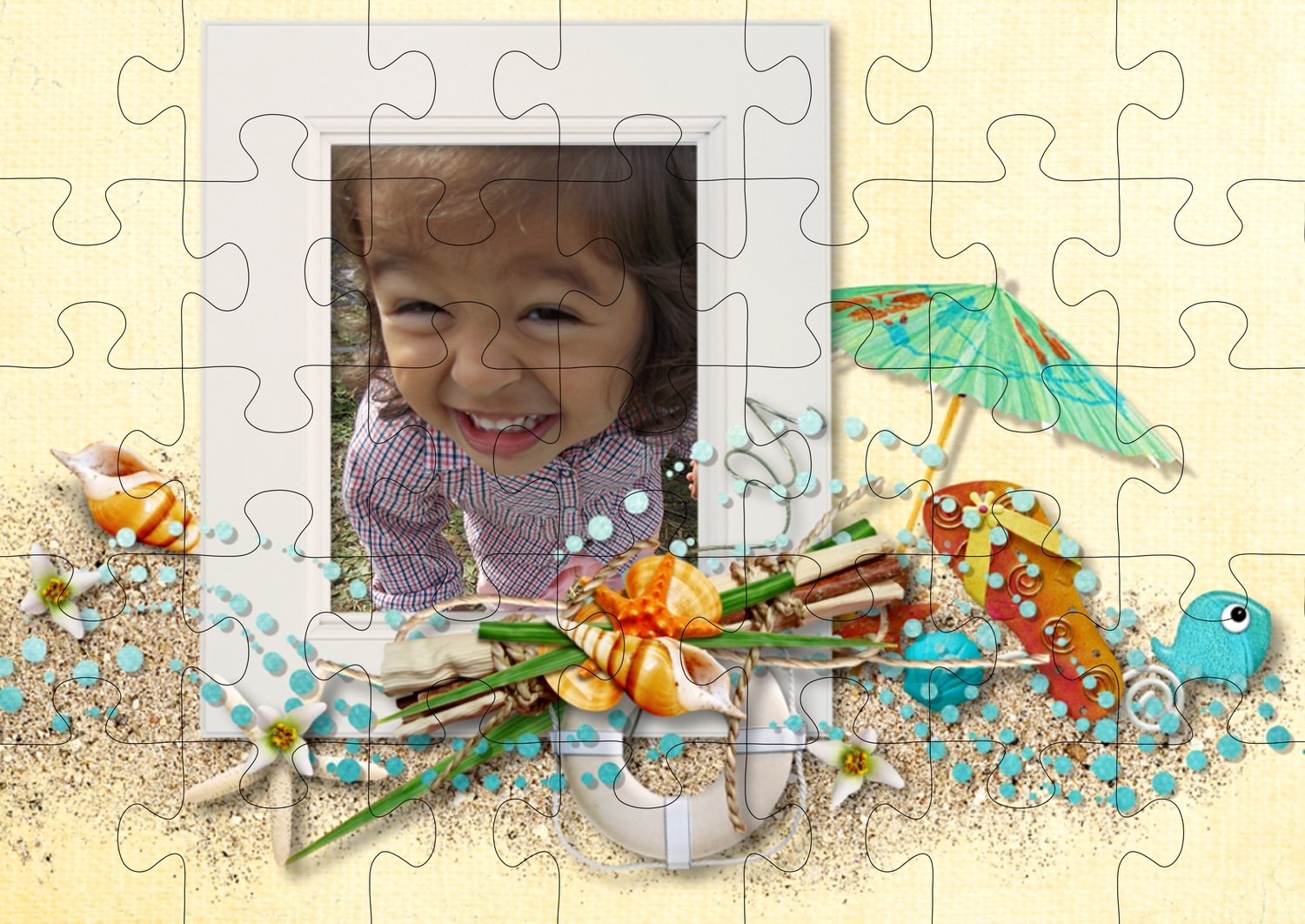 Puzzle montage à la mer Puzzle montage à la mer