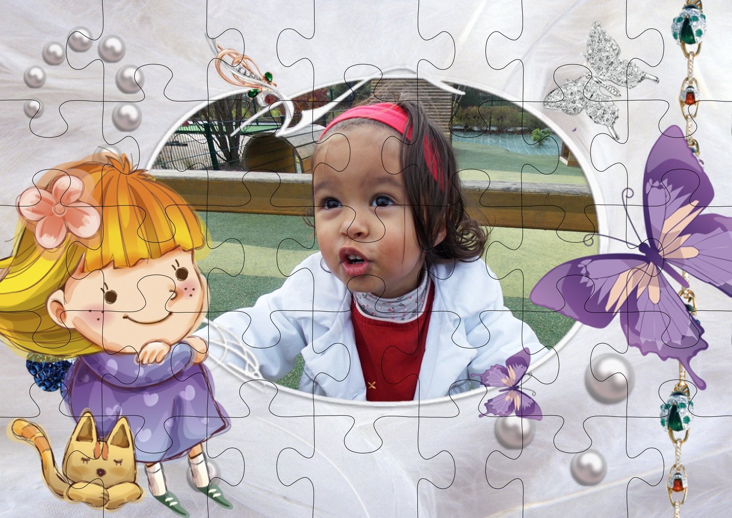 Puzzle montage princesse Puzzle montage princesse