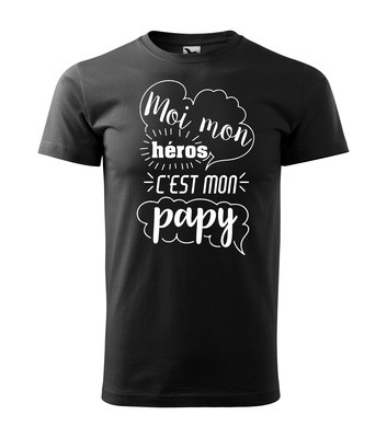 Tee shirt homme papy héros