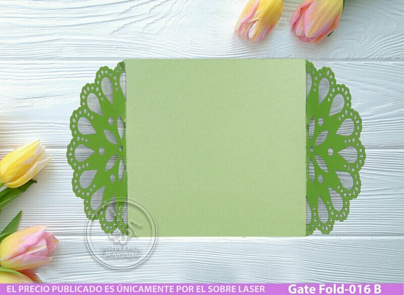DIY Sobre Corte Laser GF-016b