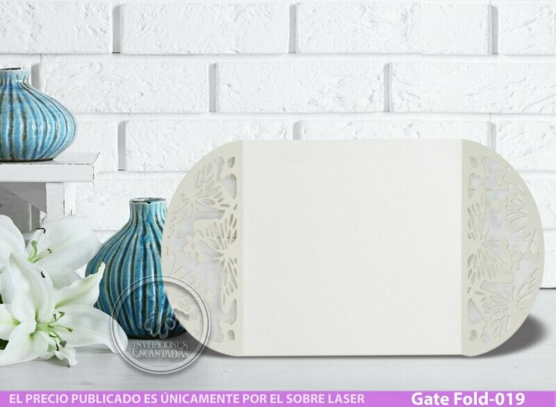 DIY Sobre Corte Laser GF-019 Mariposa