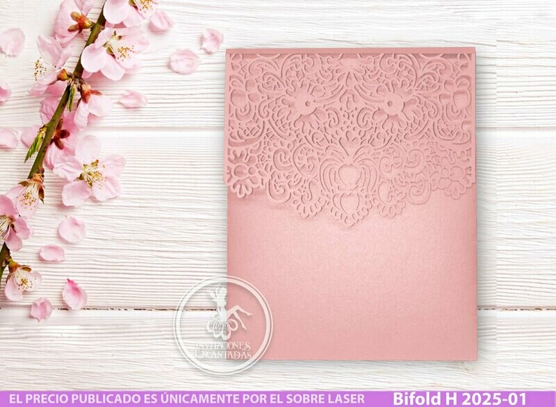 DIY Sobre Corte Laser Bifold H 2025-001 DIY Sobre Corte Laser Bifold H 2025-001