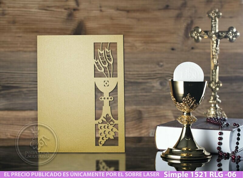 DIY Sobre Corte Laser Simple 1521 RLG-06 DIY Sobre Corte Laser Simple 1521 RLG-06