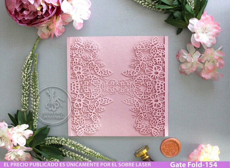 DIY Sobre Corte Laser GF-154 Mariposa