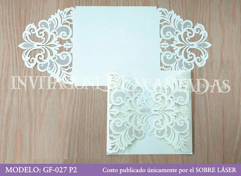 DIY Sobre Corte Laser GF-027 P-C 15 DIY Sobre Corte Laser GF-027 P-C 15