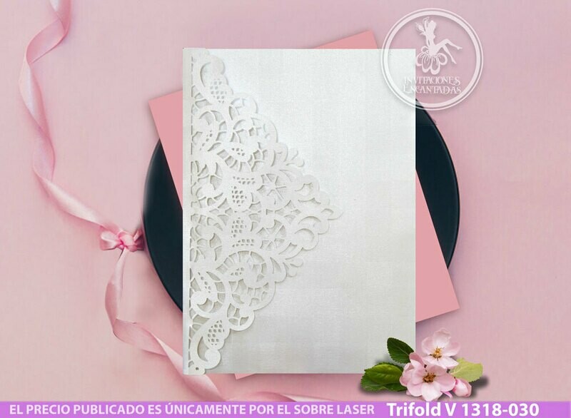 DIY Sobre Corte Laser Trifold V 1318-030 DIY Sobre Corte Laser Trifold V 1318-030