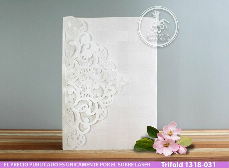 DIY Sobre Corte Laser Trifold V 1318-031