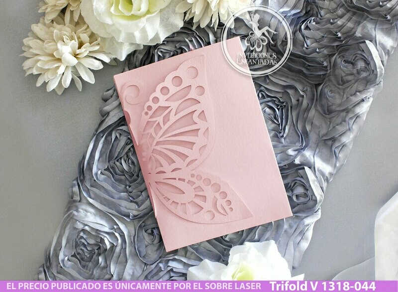 DIY Sobre Corte Laser Trifold V 1318-044