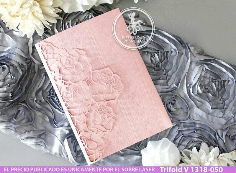 DIY Sobre Corte Laser  Trifold V 1318-050