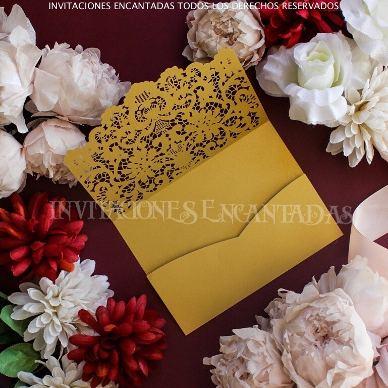 DIY Sobre Corte Laser Bifold H 1318-053
