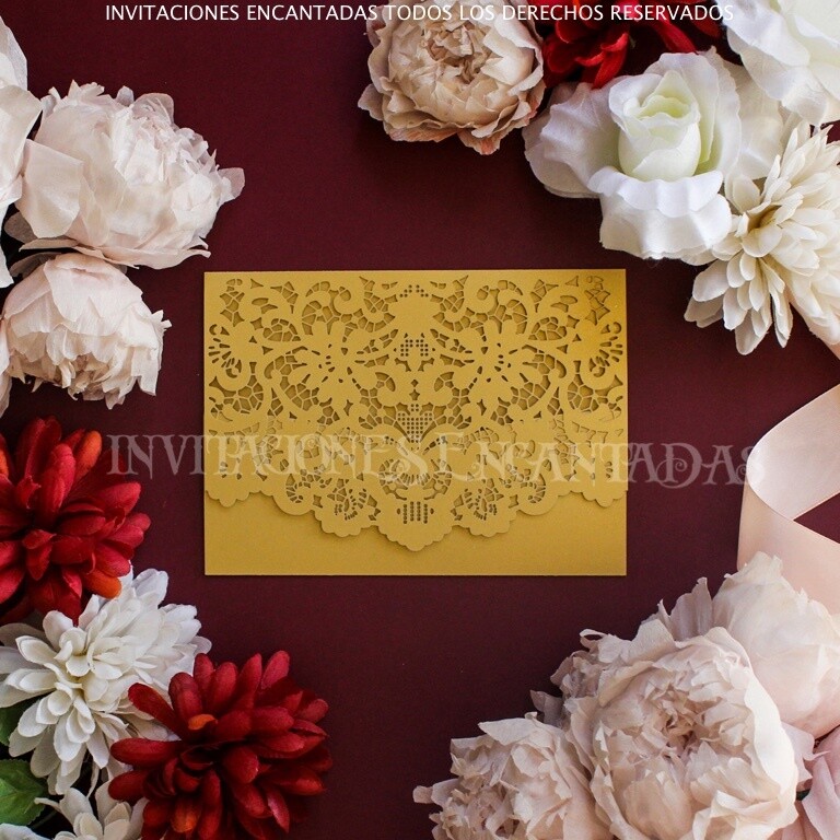 DIY Sobre Corte Laser Bifold H 1318-053 DIY Sobre Corte Laser Bifold H 1318-053