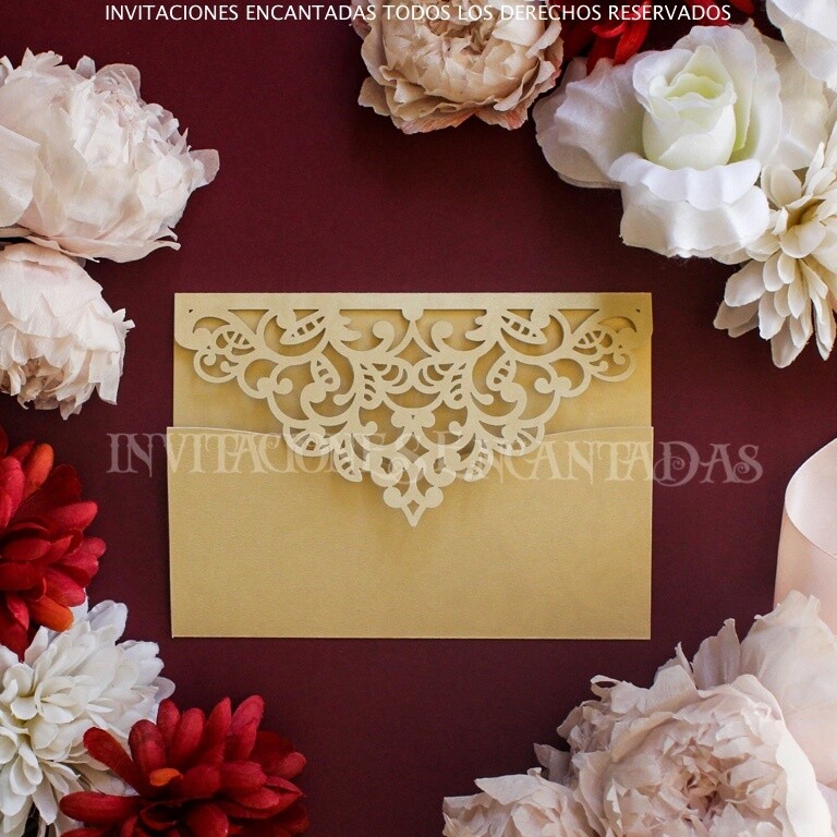 DIY Sobre Corte Laser Bifold H 1318-031