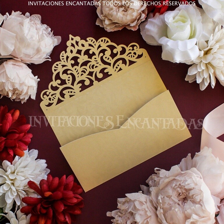 DIY Sobre Corte Laser Bifold H 1318-031