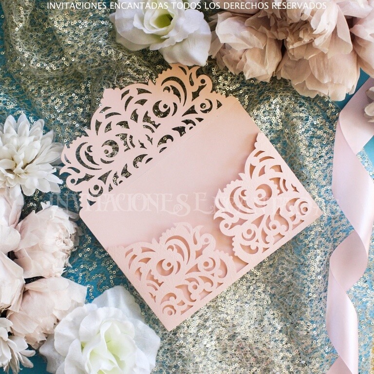 DIY Sobre Corte Laser Bifold H 1318-037B
