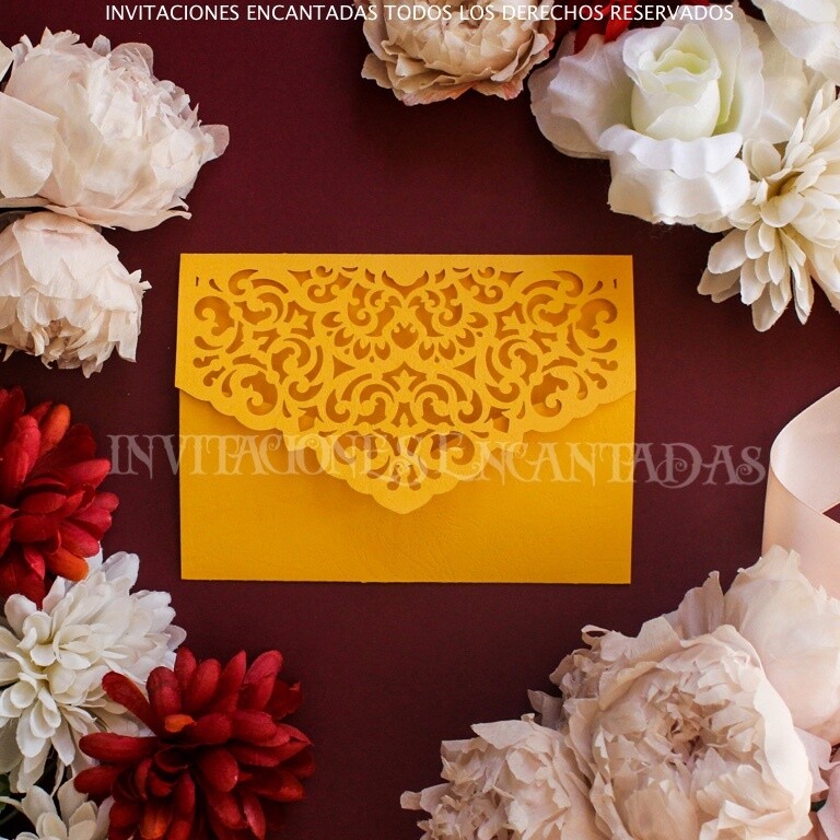 DIY Sobre Corte Laser Bifold H 1318-047 DIY Sobre Corte Laser Bifold H 1318-047