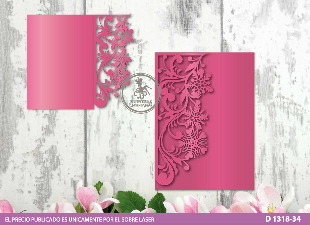 DIY Sobre de Corte Laser D 1318-034 DIY Sobre de Corte Laser D 1318-034