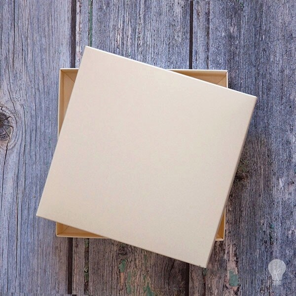 DIY Caja Semi Rigida  16 x 16 x 1.5 cms 190g a 270g