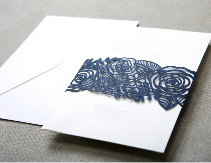 DIY Corte Laser Cintillo-16 Flores