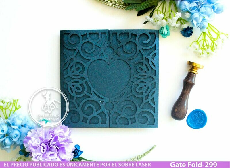 DIY Sobre Corte Laser GF-299 Corazón