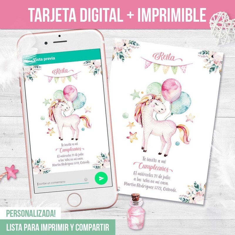 Invitacion DIgital + Formato para Impresión