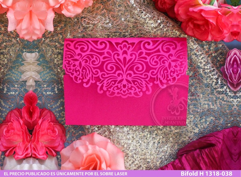 DIY Sobre Corte Laser Bifold H 1318-038 DIY Sobre Corte Laser Bifold H 1318-038