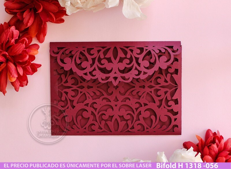 DIY Sobre Corte Laser Bifold H 1318-056