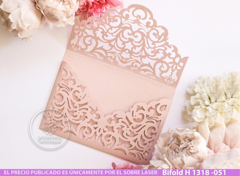 DIY Sobre Corte Laser Bifold H 1318-051