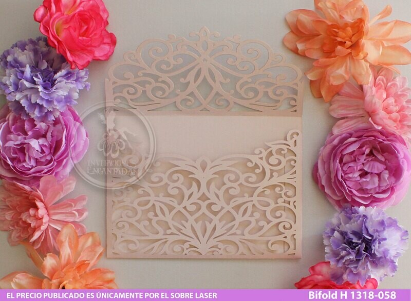 DIY Sobre Corte Laser Bifold H 1318-058