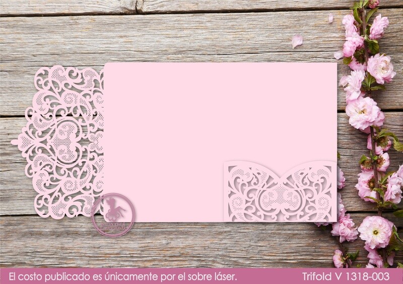 DIY Sobre Corte Laser TRIFOLD V 1318-003
