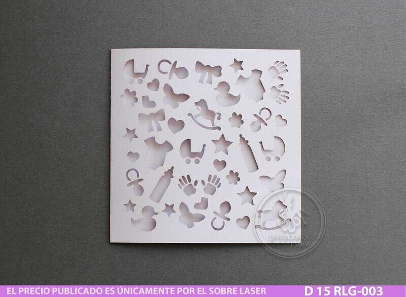 DIY Sobre Corte Laser D 15 RLG-003