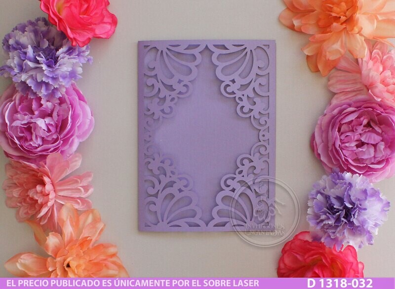 DIY Sobre Corte Laser D 1318-032 Playa Mar