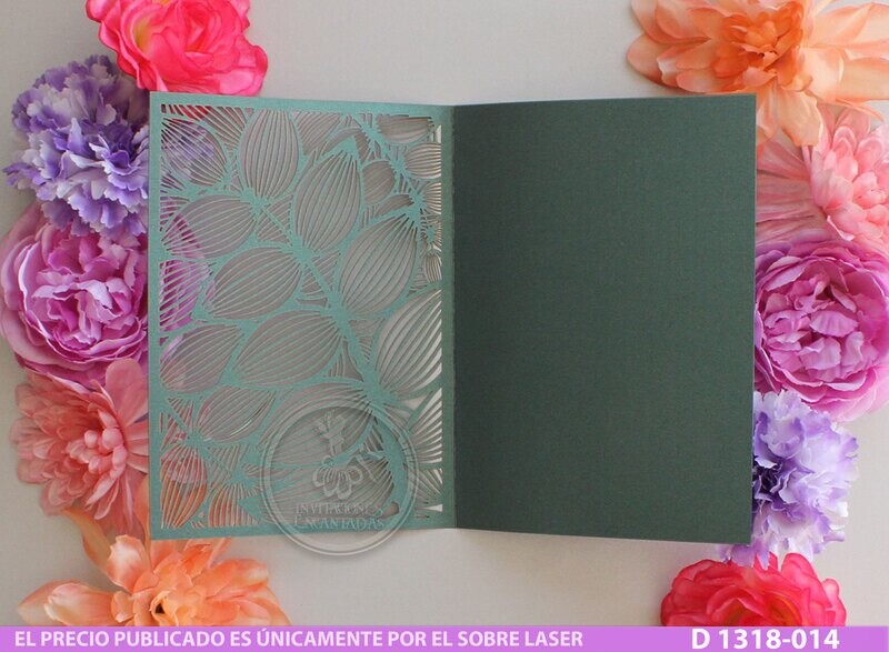 DIY Sobre Corte Laser D 1318-014 Playa