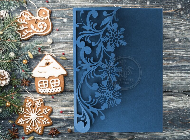 DIY Sobre Corte Laser D 1318-034 Navidad
