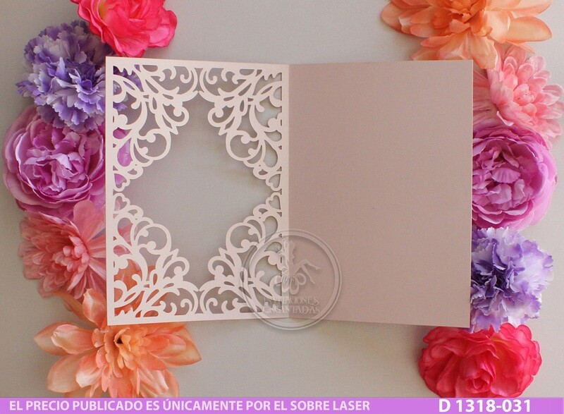 DIY Sobre Corte Laser D 1318-031