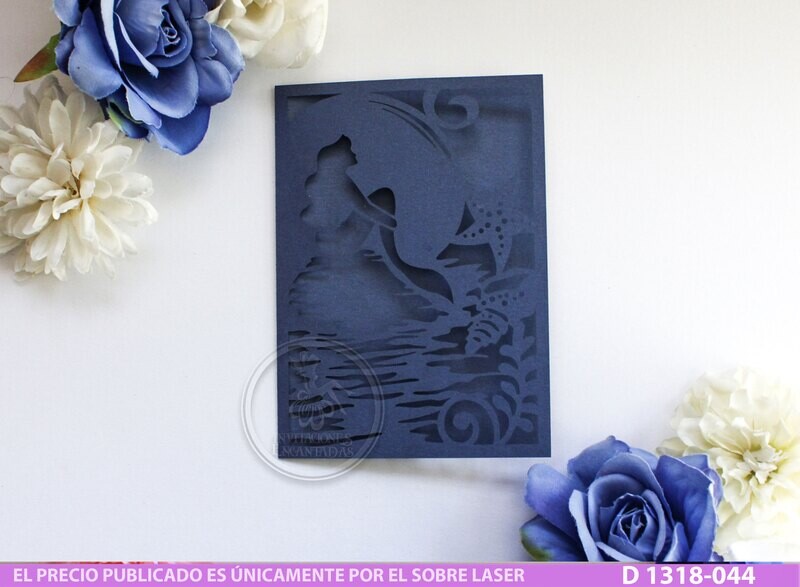 DIY Sobre Corte Laser D 1318-044 Sirena
