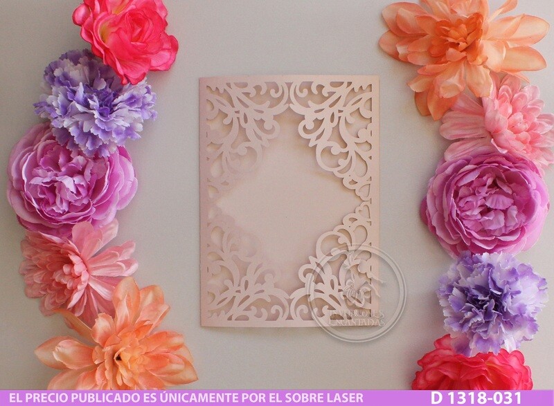 DIY Sobre Corte Laser D 1318-031 DIY Sobre Corte Laser D 1318-031