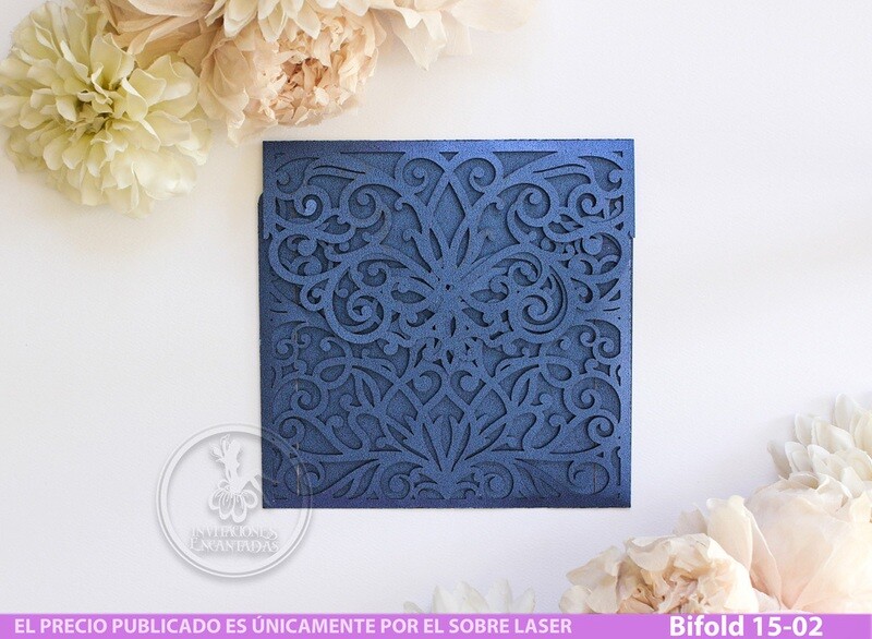 DIY Sobre Corte Laser Bifold 15-002