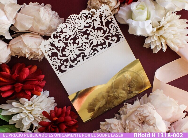 DIY Sobre Corte Laser Bifold H 1318-002