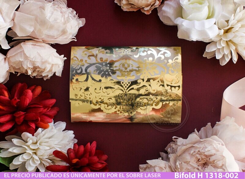 DIY Sobre Corte Laser Bifold H 1318-002