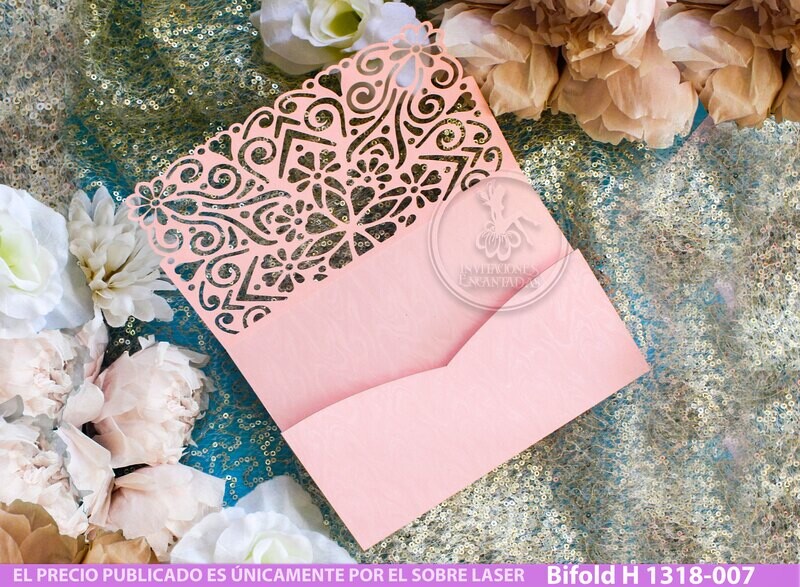 DIY Sobre Corte Laser Bifold H 1318-007