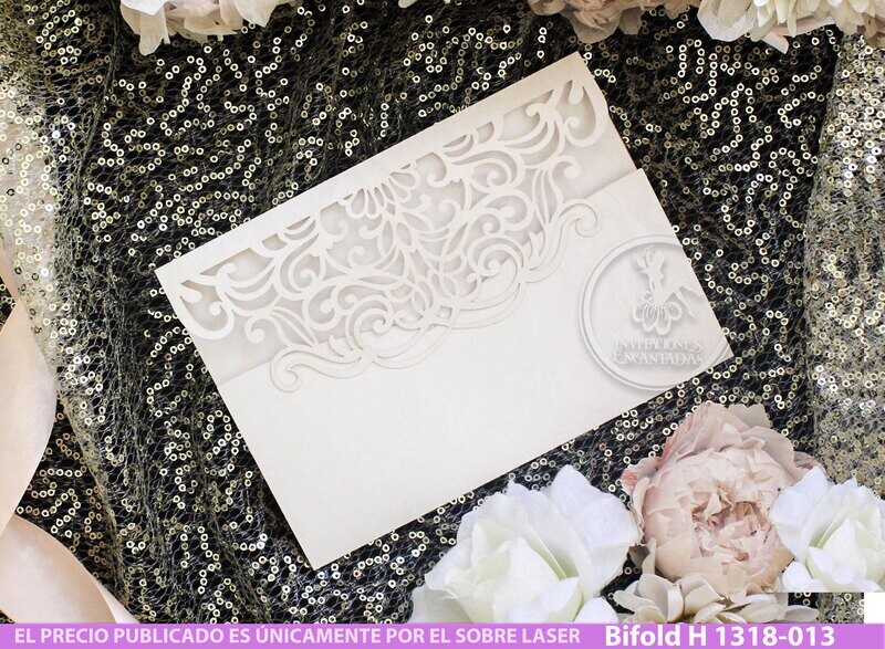 DIY Sobre Corte Laser Bifold H 1318-013