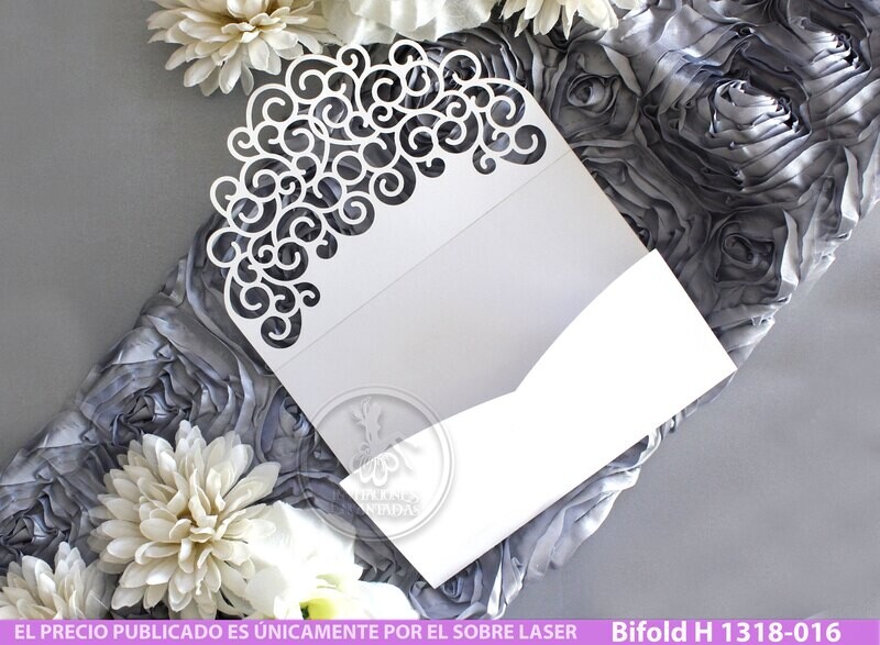 DIY Sobre Corte Laser Bifold H 1318-016