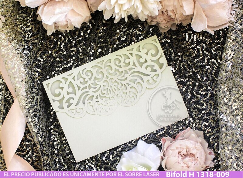 DIY Sobre Corte Laser Bifold H 1318-009