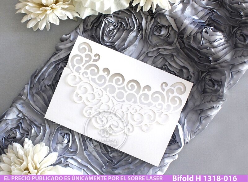 DIY Sobre Corte Laser Bifold H 1318-016