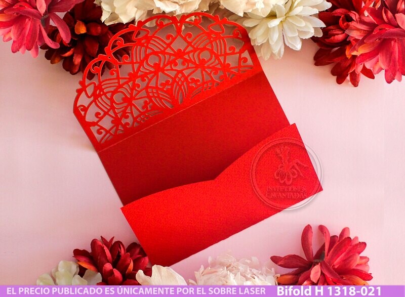 DIY Sobre Corte Laser Bifold H 1318-021