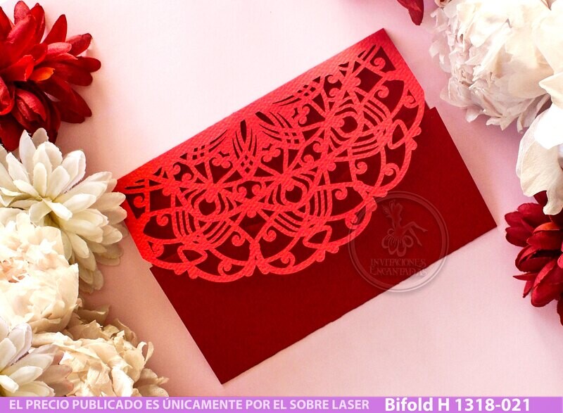 DIY Sobre Corte Laser Bifold H 1318-021