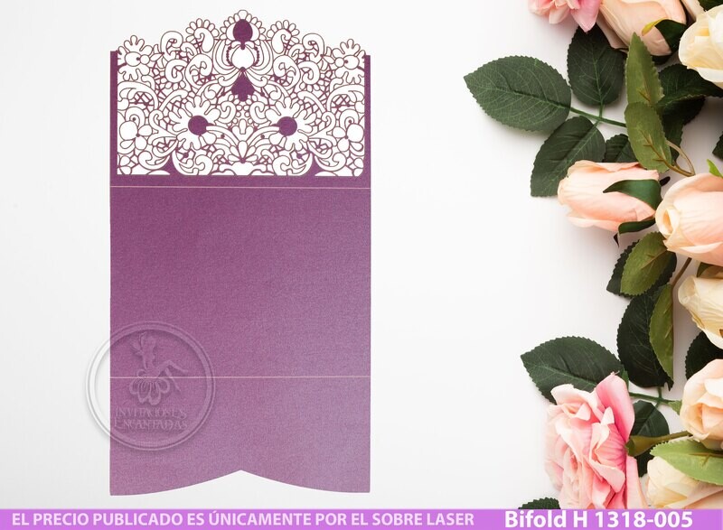 DIY Sobre Corte Laser Bifold H 1318-005