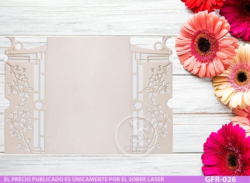 DIY Sobre Corte Laser GFR-026 Asia Puertas